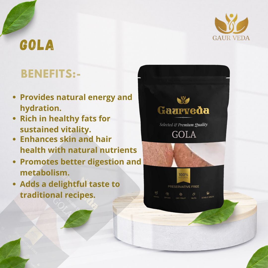 Gaurveda Dry Coconut (Gola Saboot) 2 Pieces (Medium), Fresh