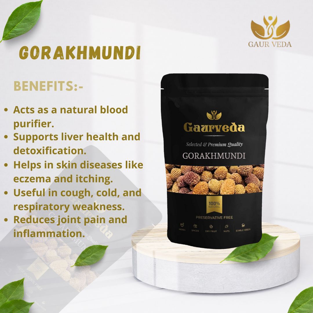 GAURVEDA Gorakhmundi 100% Natural & Pure | Traditional Ayurvedic Herb/Seed/Powder | Supports Wellness & Daily Health | Ideal for Herbal Remedies, 100 Grams