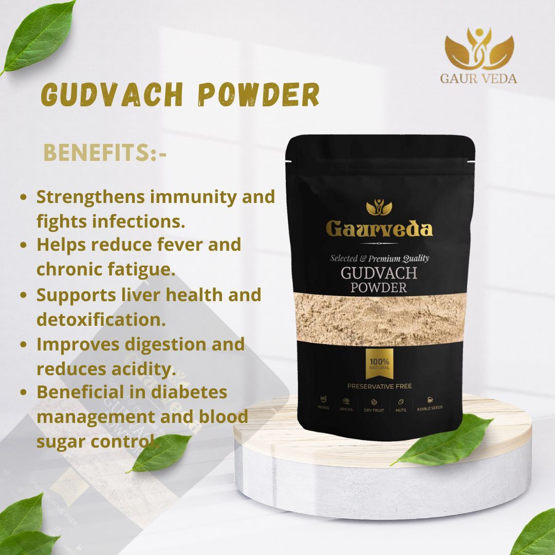 GAURVEDA Gudvach Powder 100% Natural & Pure | Traditional Ayurvedic Herb/Seed/Powder | Supports Wellness & Daily Health | Ideal for Herbal Remedies, 100 Grams