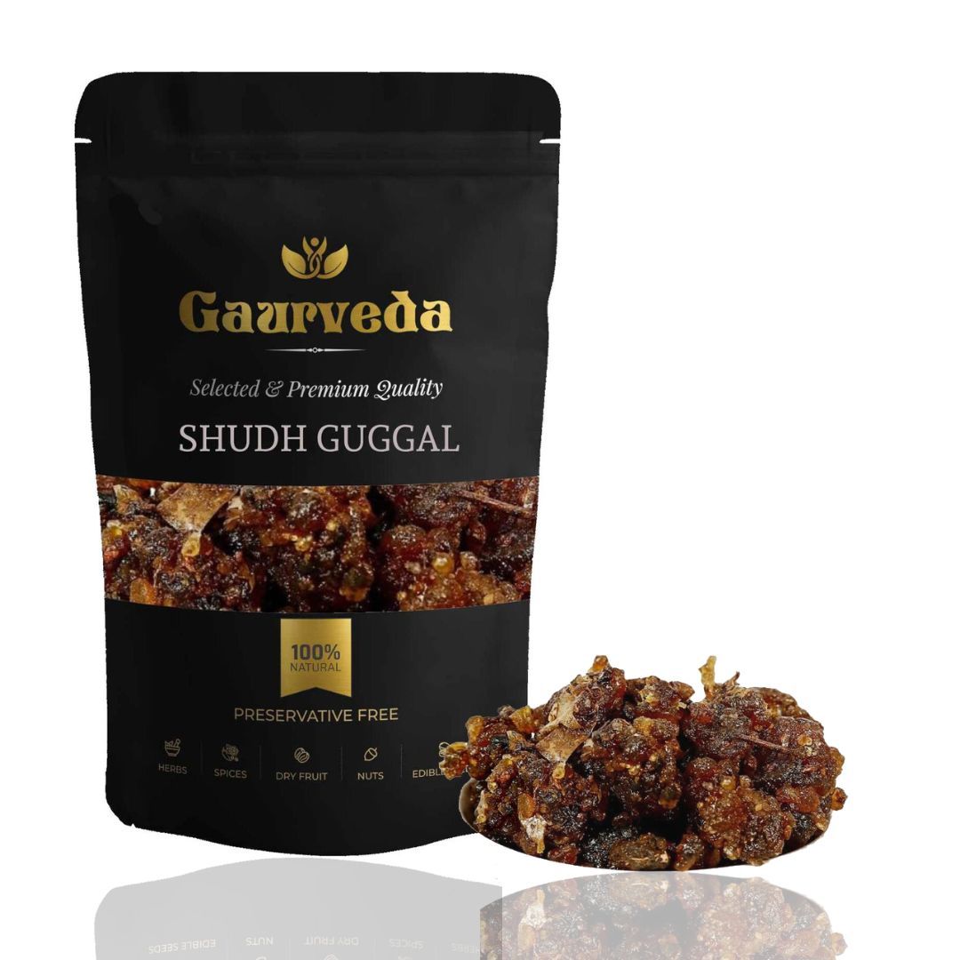 GAURVEDA Guggal Shudh (250 Gm) for Pooja Use | Guggal/Gugal/Guggul/Guggal for Dhoop | A+ Quality