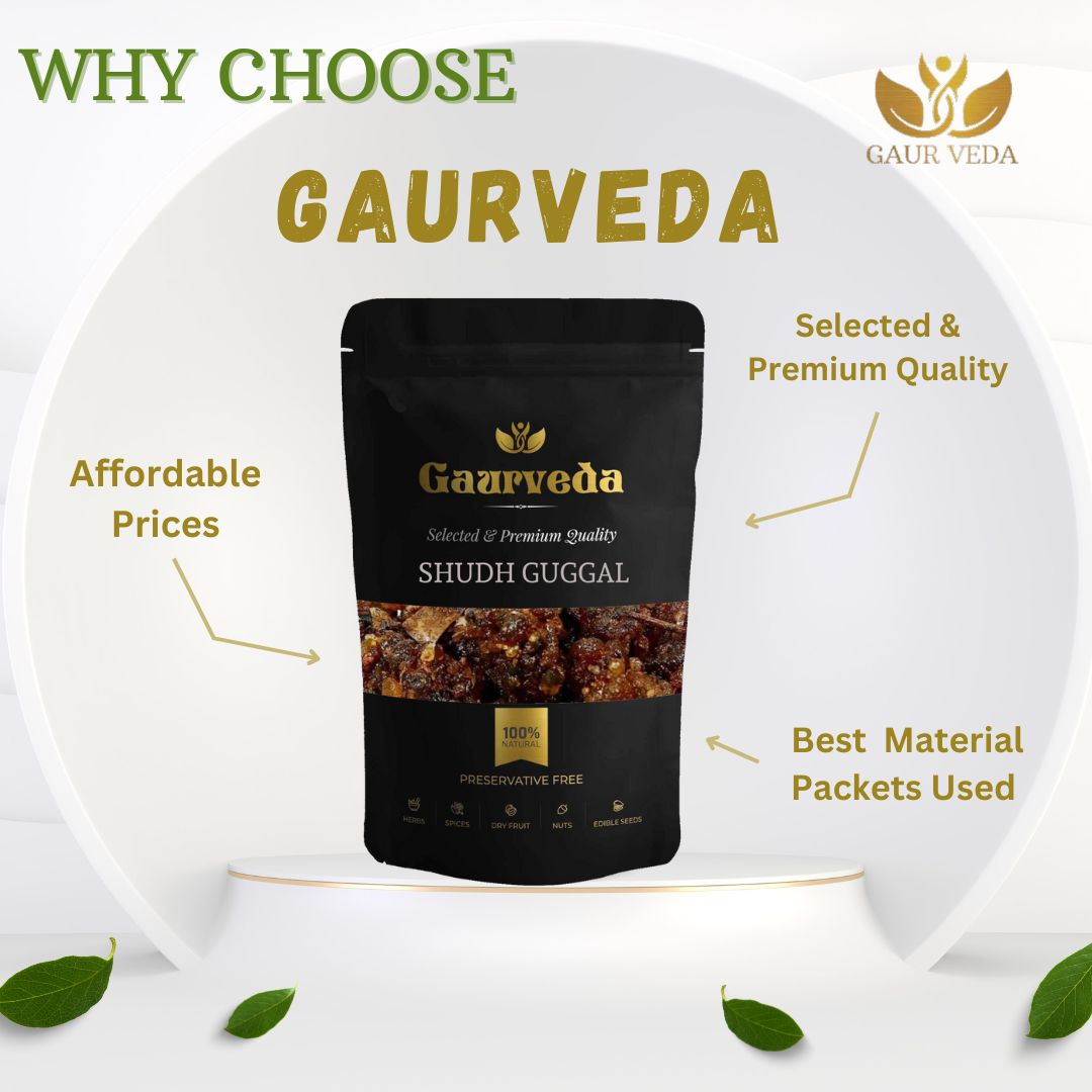 GAURVEDA Guggal Shudh (250 Gm) for Pooja Use | Guggal/Gugal/Guggul/Guggal for Dhoop | A+ Quality