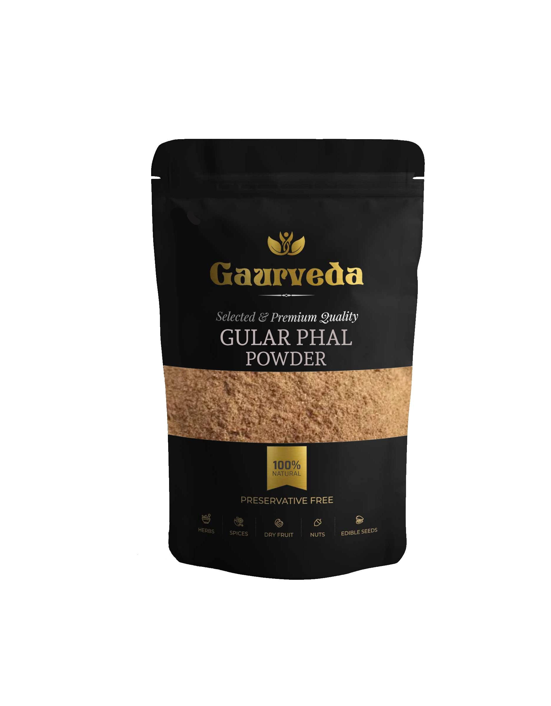 GAURVEDA Gular phal Powder 100% Natural & Pure | Traditional Ayurvedic Herb/Seed/Powder | Supports Wellness & Daily Health | Ideal for Herbal Remedies, 100 Grams