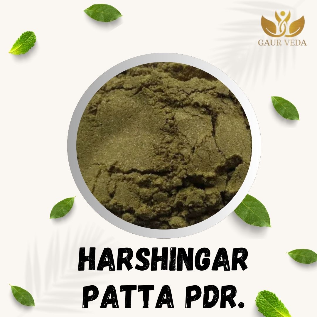GAURVEDA Harshingar patta Powder 100% Natural & Pure | Traditional Ayurvedic Herb/Seed/Powder | Supports Wellness & Daily Health | Ideal for Herbal Remedies, 100 Grams