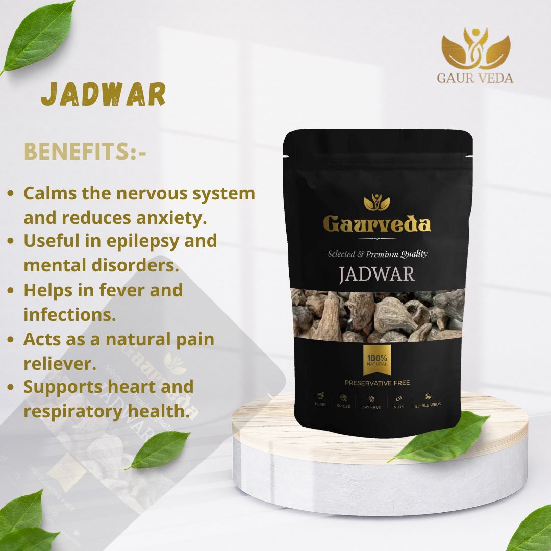 GAURVEDA Jadwar 100% Natural & Pure | Traditional Ayurvedic Herb/Seed/Powder | Supports Wellness & Daily Health | Ideal for Herbal Remedies, 1000 Grams{36