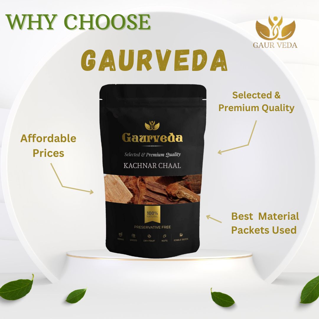 GAURVEDA Kachnar chaal 100% Natural & Pure | Traditional Ayurvedic Herb/Seed/Powder | Supports Wellness & Daily Health | Ideal for Herbal Remedies, 100 Grams