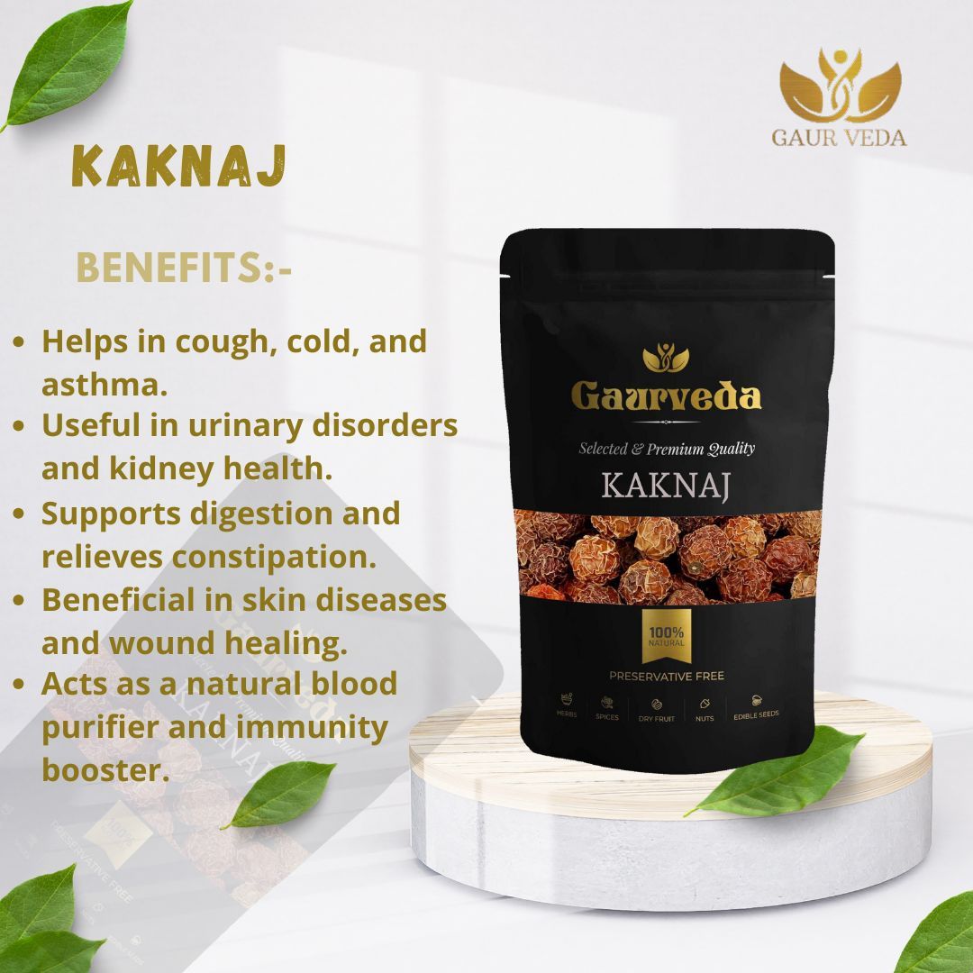 GAURVEDA Kaknaj 100% Natural & Pure | Traditional Ayurvedic Herb/Seed/Powder | Supports Wellness & Daily Health | Ideal for Herbal Remedies, 100 Grams