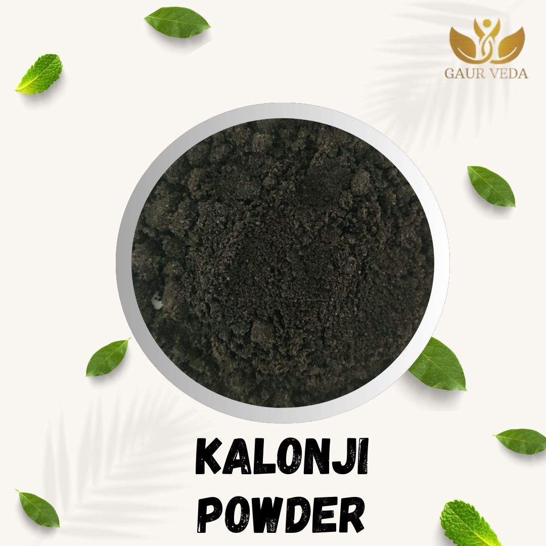 GAURVEDA Kalonji Powder | Black Seed Powder | | Rich Aroma & Flavor | Pure & Natural Spice for Cooking & Overall Wellness | 100 Grams