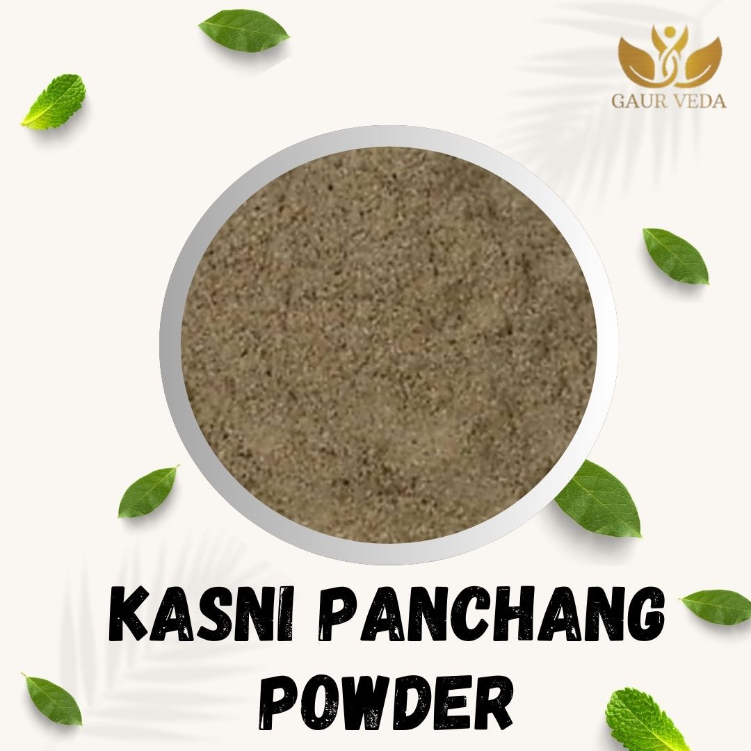 GAURVEDA Kasni panchang Powder 100% Natural & Pure | Traditional Ayurvedic Herb/Seed/Powder | Supports Wellness & Daily Health | Ideal for Herbal Remedies, 100 Grams