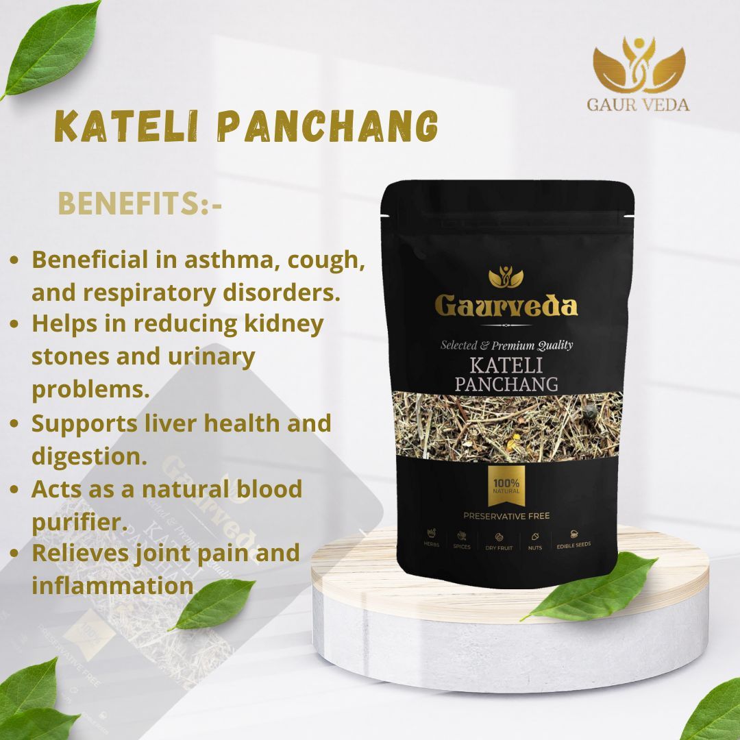 GAURVEDA Kateli panchang 100% Natural & Pure | Traditional Ayurvedic Herb/Seed/Powder | Supports Wellness & Daily Health | Ideal for Herbal Remedies, 100 Grams{69