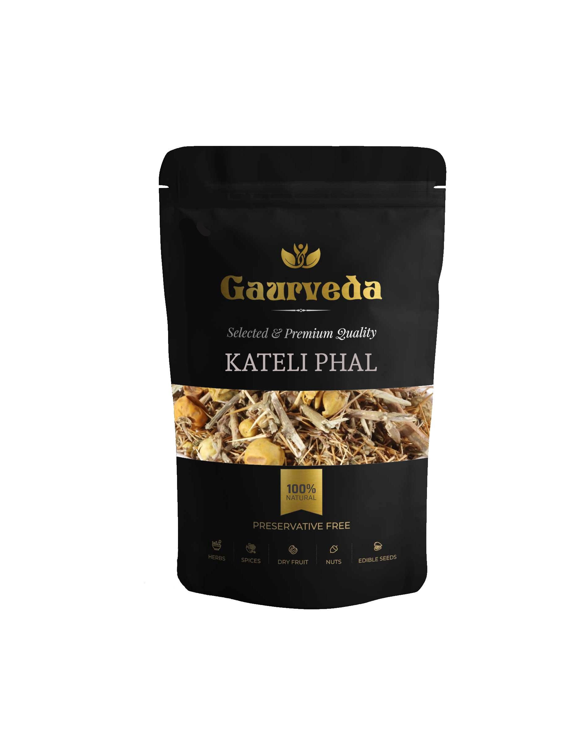 GAURVEDA Kateli phal 100% Natural & Pure | Traditional Ayurvedic Herb/Seed/Powder | Supports Wellness & Daily Health | Ideal for Herbal Remedies, 100 Grams