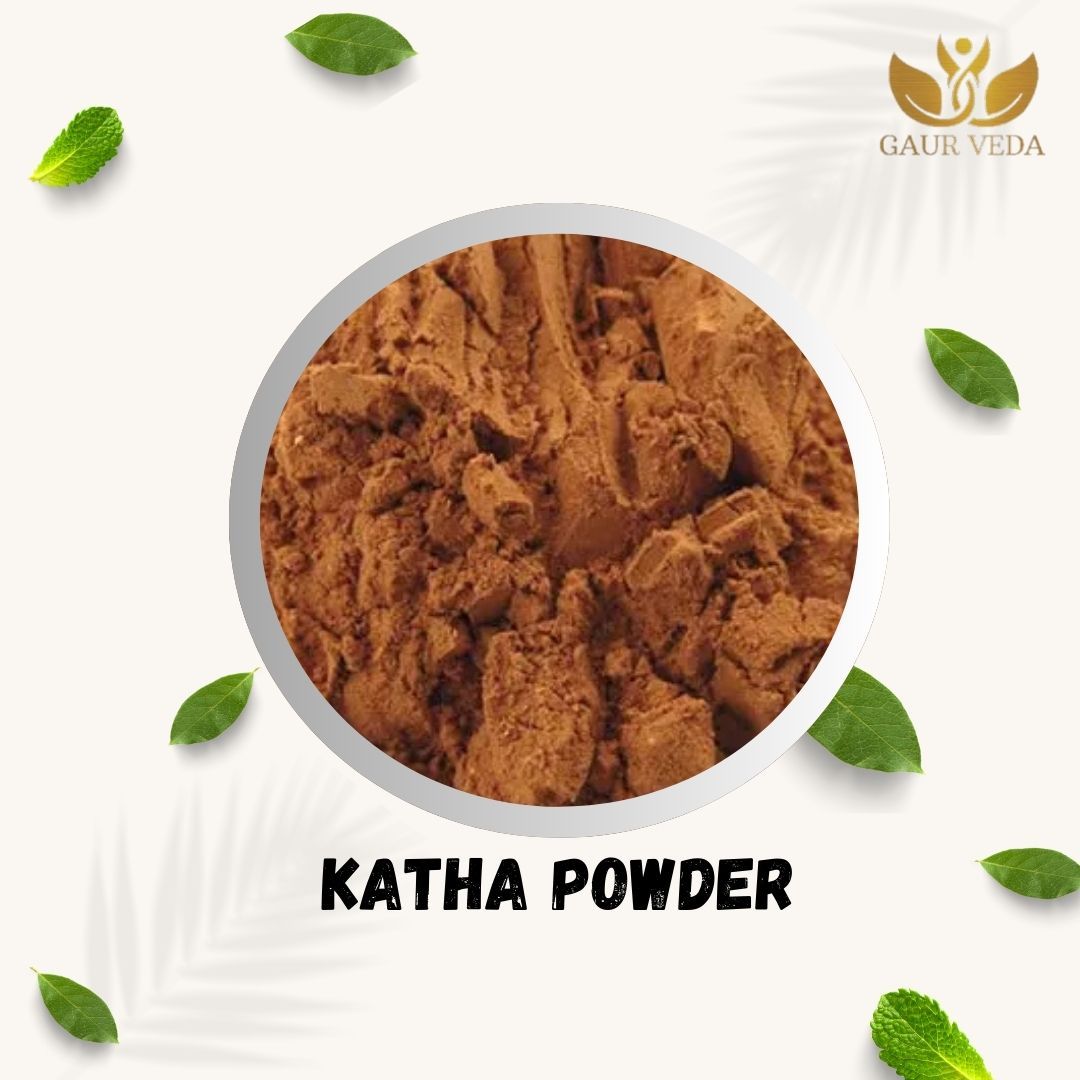 GAURVEDA Katha Powder (300gm) for Hair Growth | Kattha Powder | Katha for Pan | Acacia Catechu Pdr. For Paan | Pure & Natural