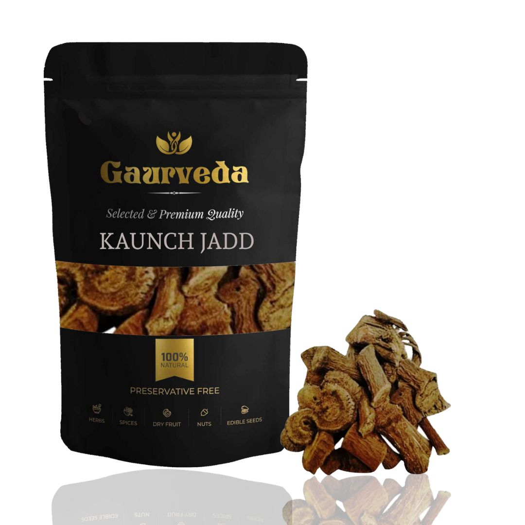GAURVEDA Kaunch jadd 100% Natural & Pure | Traditional Ayurvedic Herb/Seed/Powder | Supports Wellness & Daily Health | Ideal for Herbal Remedies, 100 Grams