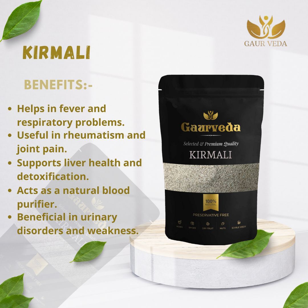 GAURVEDA Kirmali 100% Natural & Pure | Traditional Ayurvedic Herb/Seed/Powder | Supports Wellness & Daily Health | Ideal for Herbal Remedies, 100 Grams