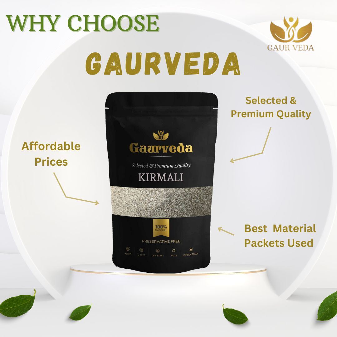 GAURVEDA Kirmali 100% Natural & Pure | Traditional Ayurvedic Herb/Seed/Powder | Supports Wellness & Daily Health | Ideal for Herbal Remedies, 100 Grams