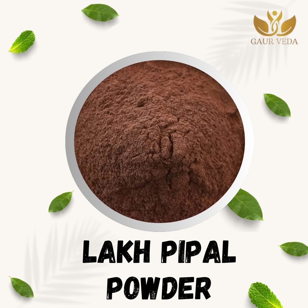 GAURVEDA Lakh pipal Powder 100% Natural & Pure | Traditional Ayurvedic Herb/Seed/Powder | Supports Wellness & Daily Health | Ideal for Herbal Remedies, 100 Grams