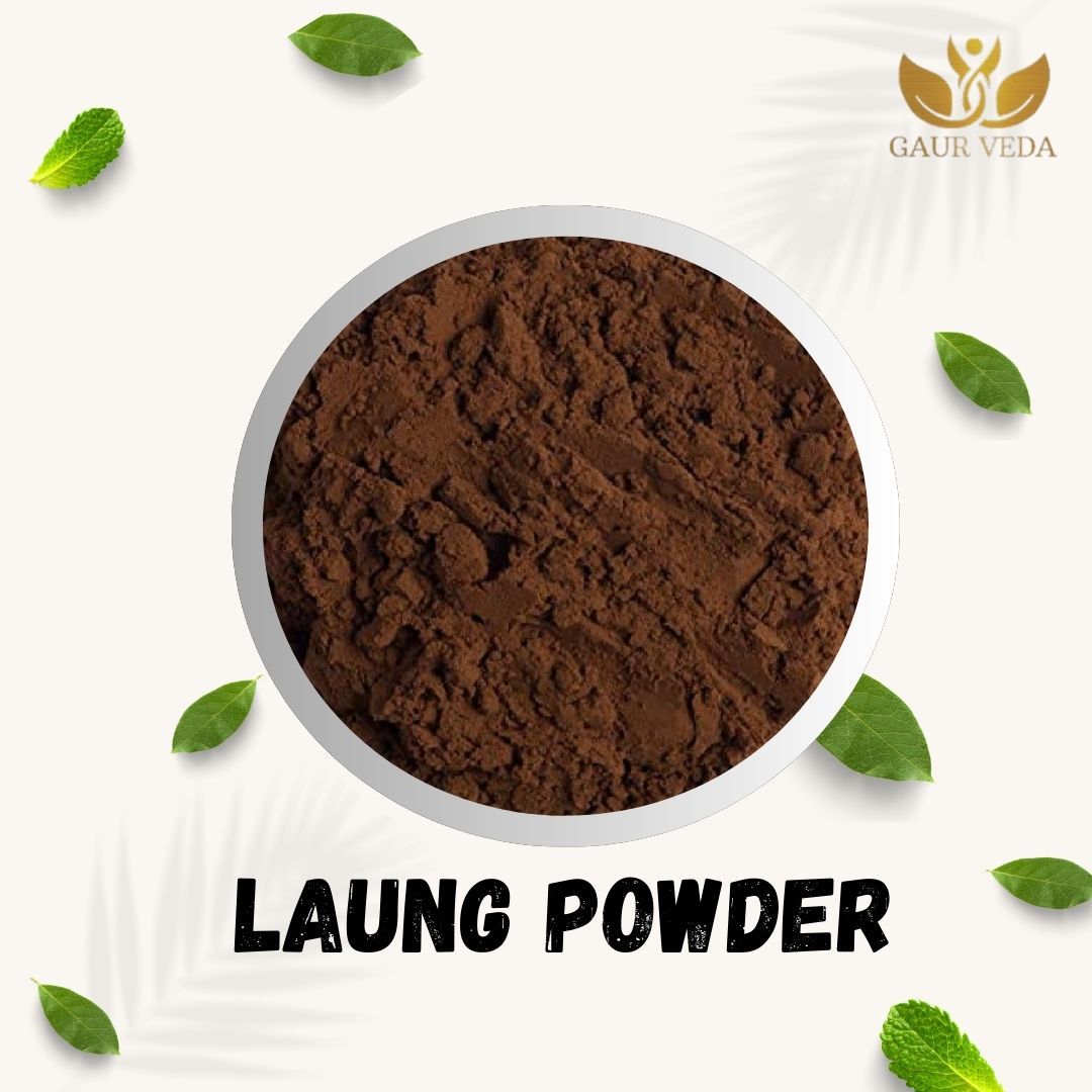 GAURVEDA Laung Powder | Pure Clove Spice for Cooking, Baking & Ayurvedic Remedies | Ground Cloves | Natural Aromatic Flavor Enhancer | 100 Grams