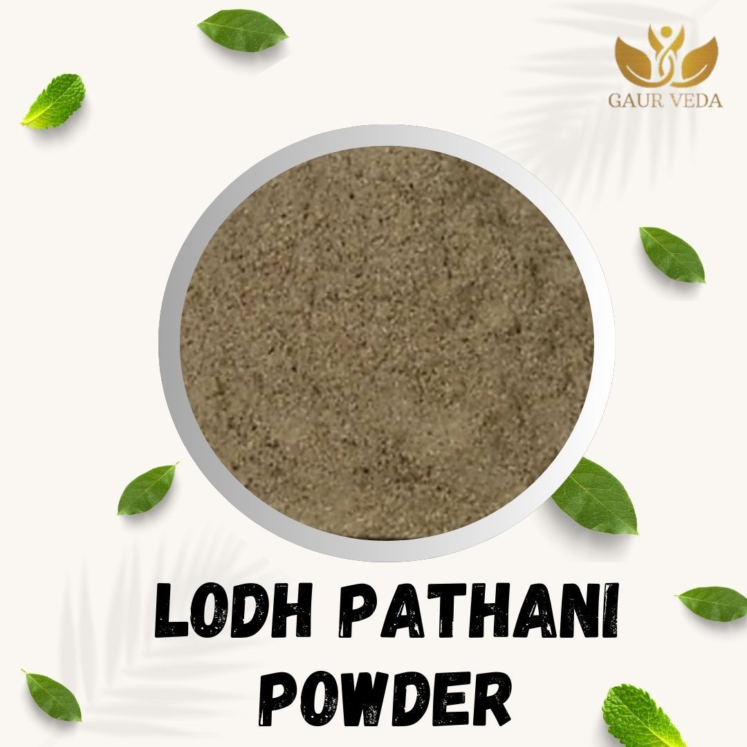 GAURVEDA Lodh Pathani Powder 100% Natural & Pure | Traditional Ayurvedic Herb/Seed/Powder | Supports Wellness & Daily Health | Ideal for Herbal Remedies, 250 Grams