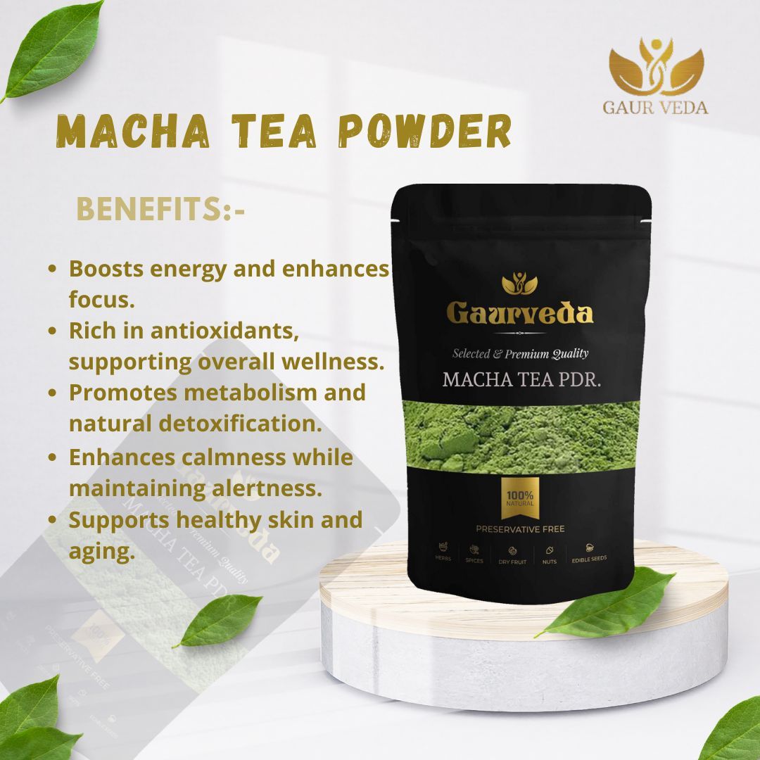 Gaurveda Japanese Matcha Green Tea Powder | 50 Grams