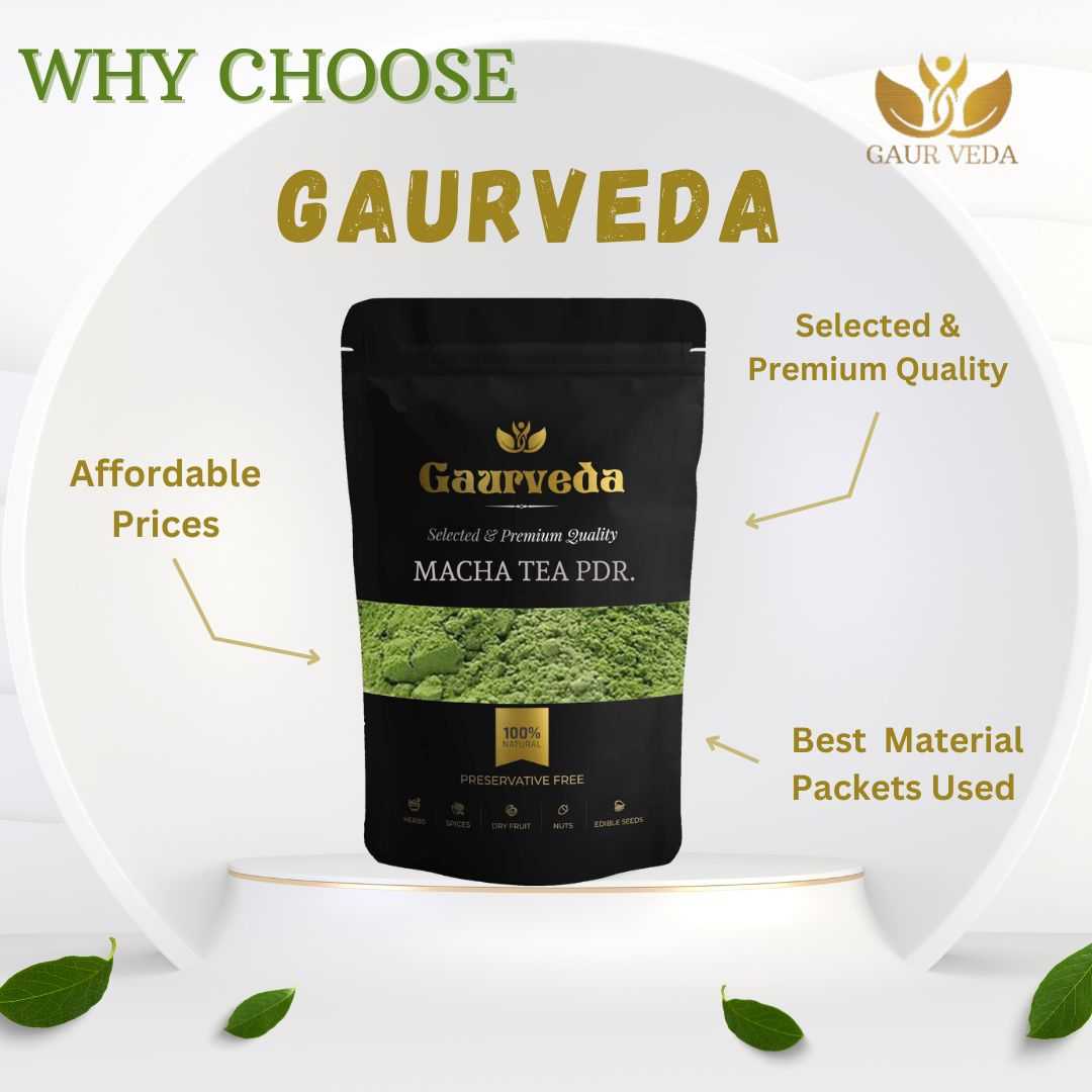 Gaurveda Japanese Matcha Green Tea Powder | 50 Grams