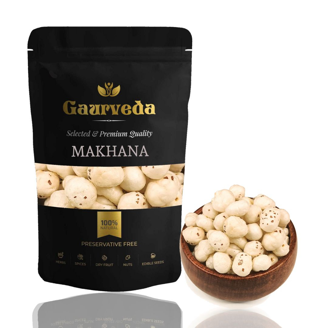 GAURVEDA Makhana 100 Grans - Fox Nuts - Phool Makhana