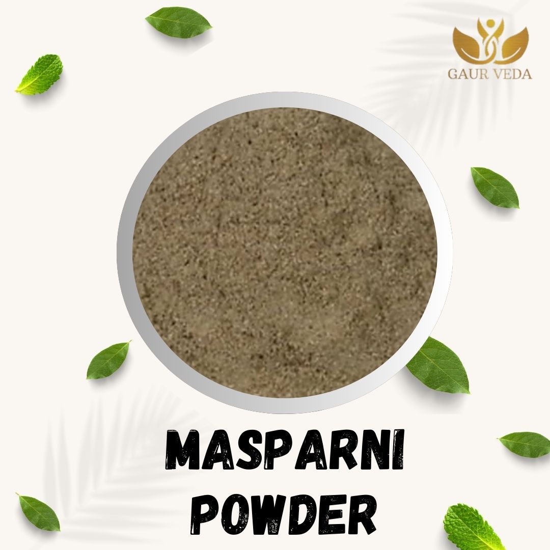 GAURVEDA Masparni Powder 100% Natural & Pure | Traditional Ayurvedic Herb/Seed/Powder | Supports Wellness & Daily Health | Ideal for Herbal Remedies, 100 Grams