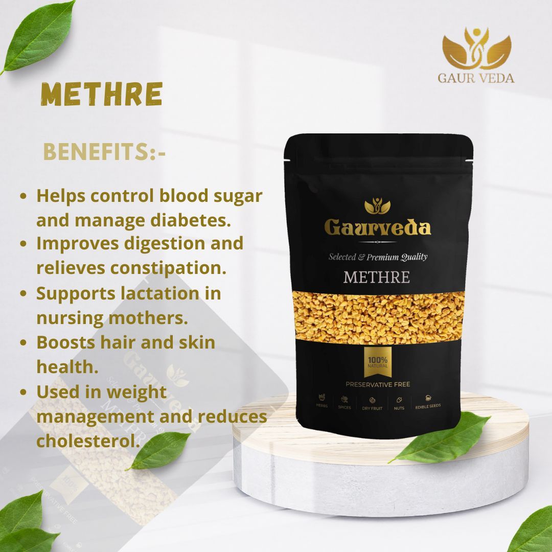 GAURVEDA Methre: Authentic Indian Spice Blend for Delicious Dishes | Flavorful Cooking Essential | Enhances Taste of Every Meal | | 1000 Grams
