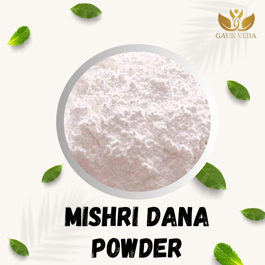 GAURVEDA Mishri Dana Powder 100% Natural & Pure | Traditional Ayurvedic Herb/Seed/Powder | Supports Wellness & Daily Health | Ideal for Herbal Remedies, 100 Grams