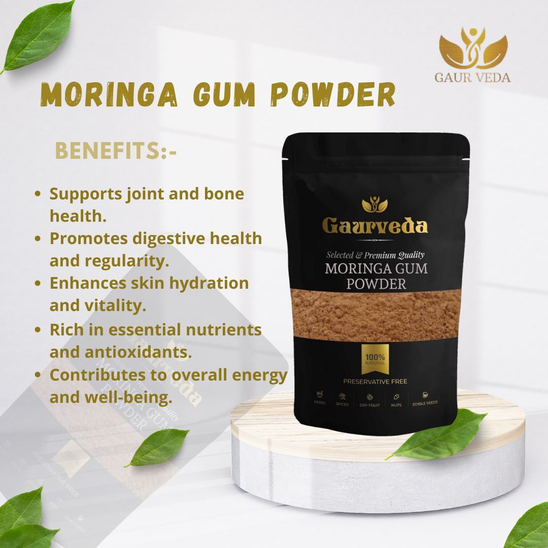 GAURVEDA Gond Moringa Powder (100 Gm) - For Healthy Lifestyle - Pure & Natural