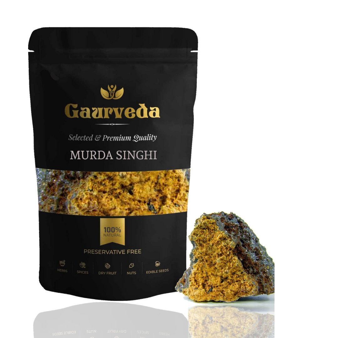 Gaurveda Murda Singi Raw - Triplumbic Tetroxid - Murdar Seng - Litharge (100 Grams)