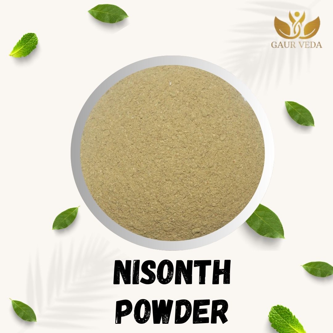 GAURVEDA Nisonth safed Powder 100% Natural & Pure | Traditional Ayurvedic Herb/Seed/Powder | Supports Wellness & Daily Health | Ideal for Herbal Remedies, 100 Grams