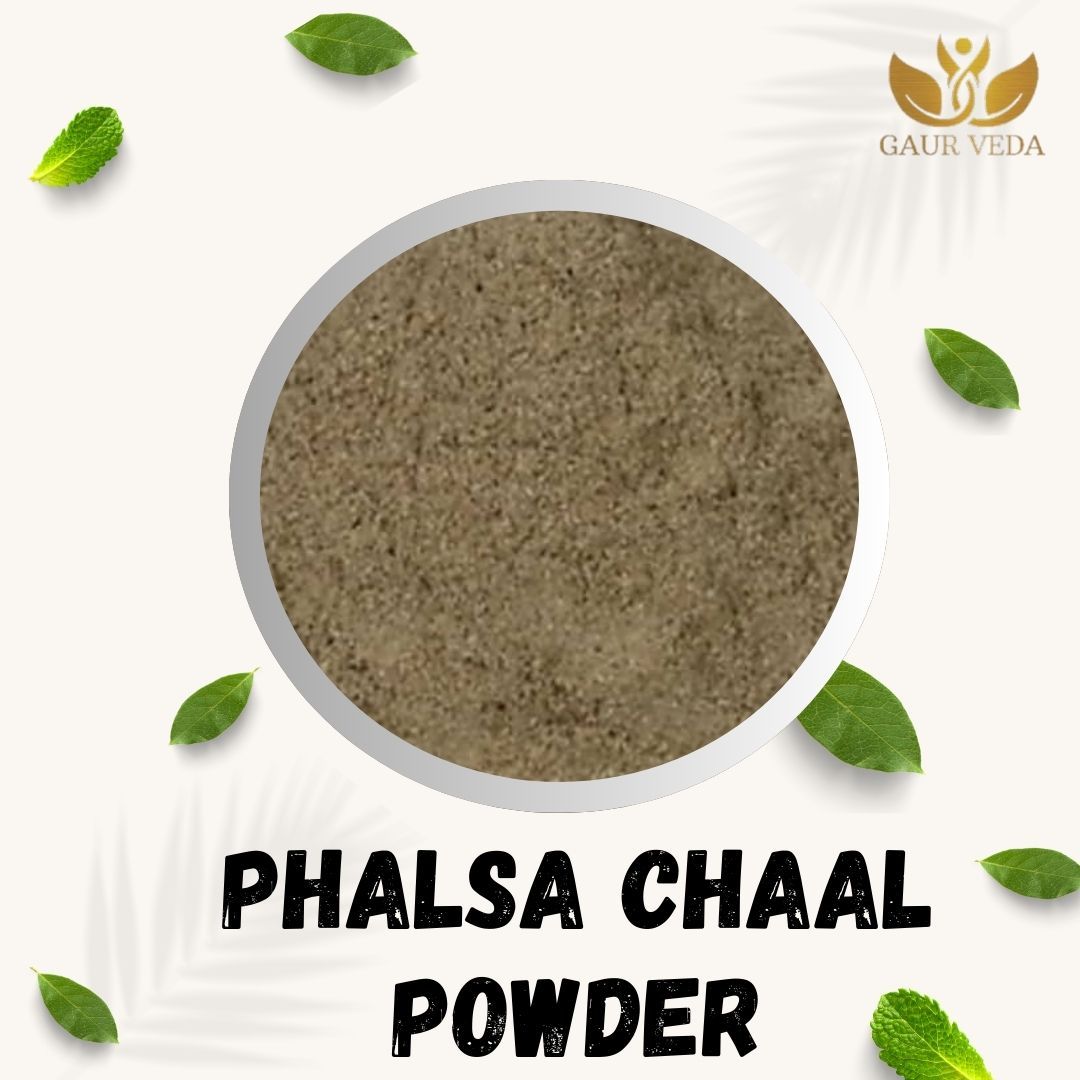GAURVEDA Phalsa chaal Powder 100% Natural & Pure | Traditional Ayurvedic Herb/Seed/Powder | Supports Wellness & Daily Health | Ideal for Herbal Remedies, 100 Grams