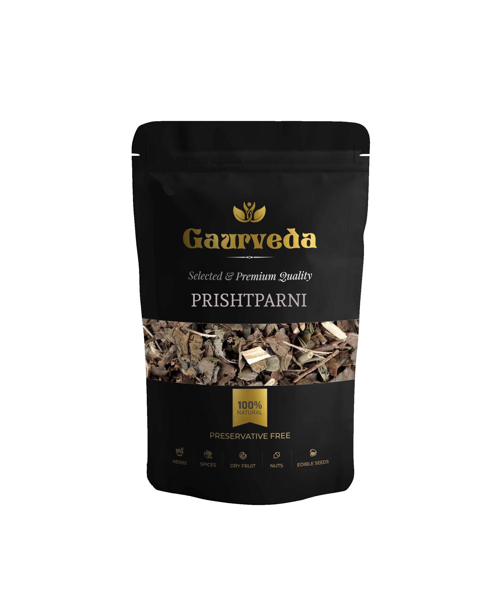 GAURVEDA Prishtparni 100% Natural & Pure | Traditional Ayurvedic Herb/Seed/Powder | Supports Wellness & Daily Health | Ideal for Herbal Remedies, 100 Grams