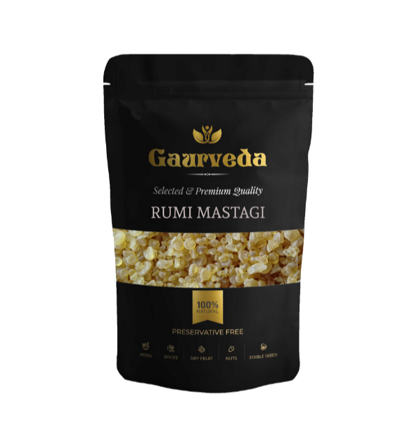GAURVEDA Rumi Mastagi Raw, Pistacia Lenticus Mastic Gum (50 Grams)