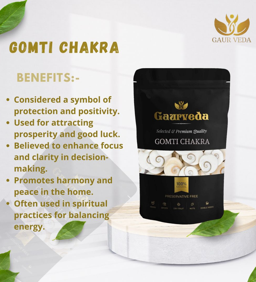 GAURVEDA Gomati Chakra Original - 11 Pieces - Gomti Chakra Original - NaturalGAURVEDA Gomati Chakra Original - 11 Pieces - Gomti Chakra Original - Natural