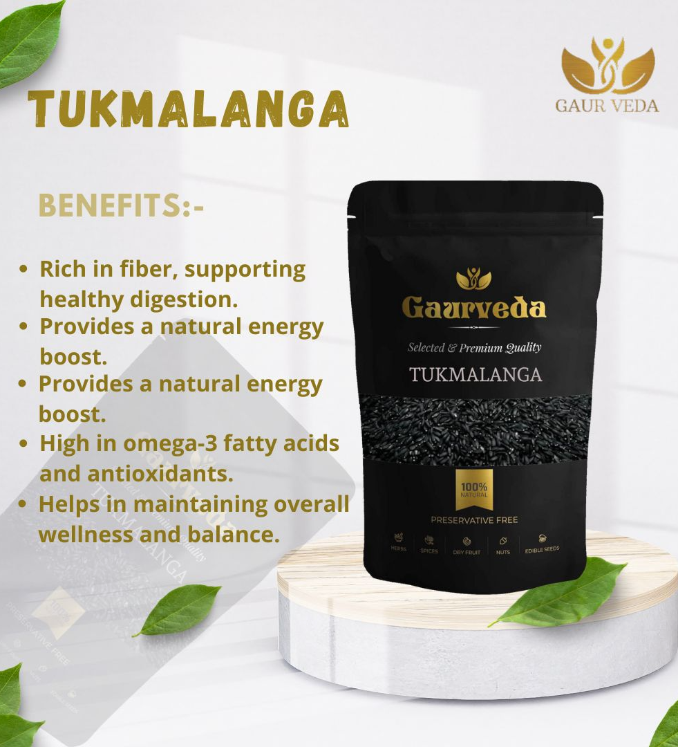 GAURVEDA Tukmalanga - Tukmalanga - Tukh Balanga - Natural (100 Grams)
