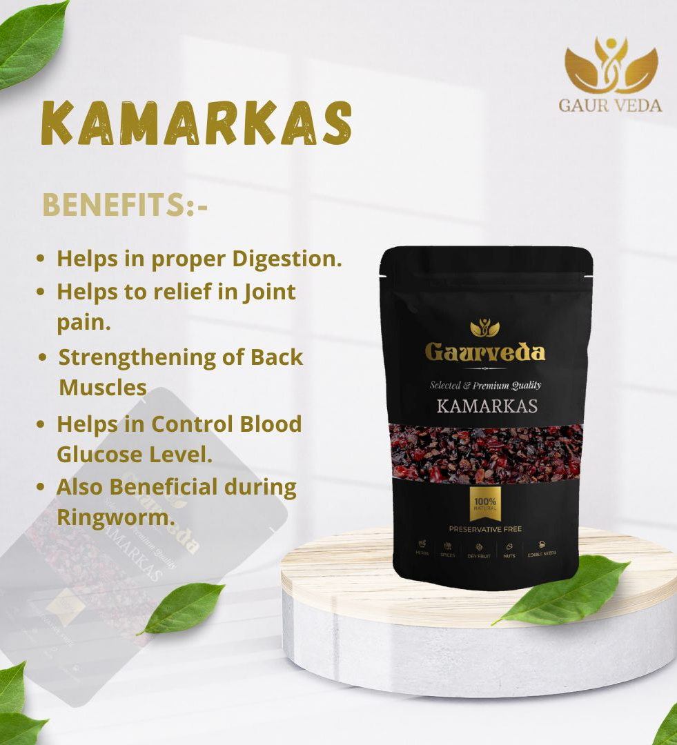 GAURVEDA Kamarkas - Gond Chunia - Butea Frondosa - Palash Gond - Salvia Plebeian - Butea Monosperma, Natural (100 Grams )