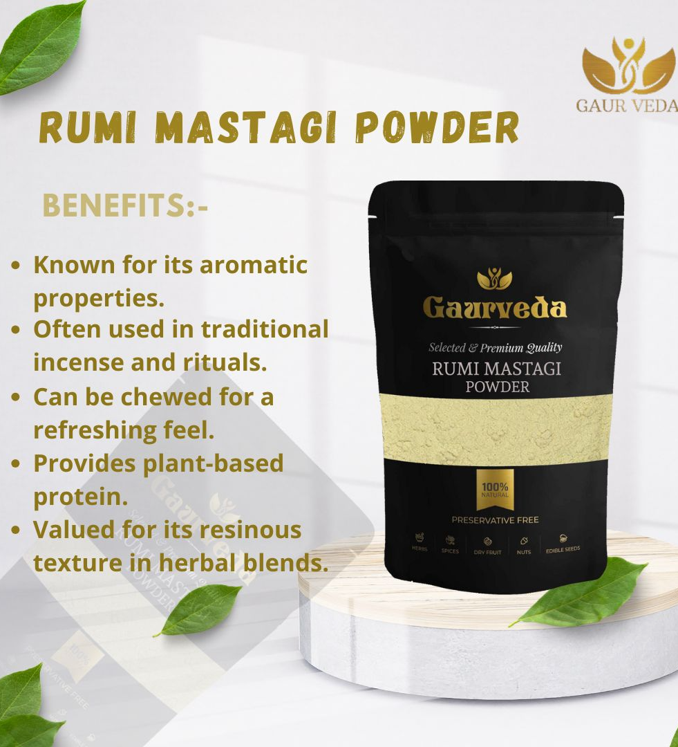 Gaurveda Rumi Mastagi Powder - Mastic Gum Powder (10 Grams )