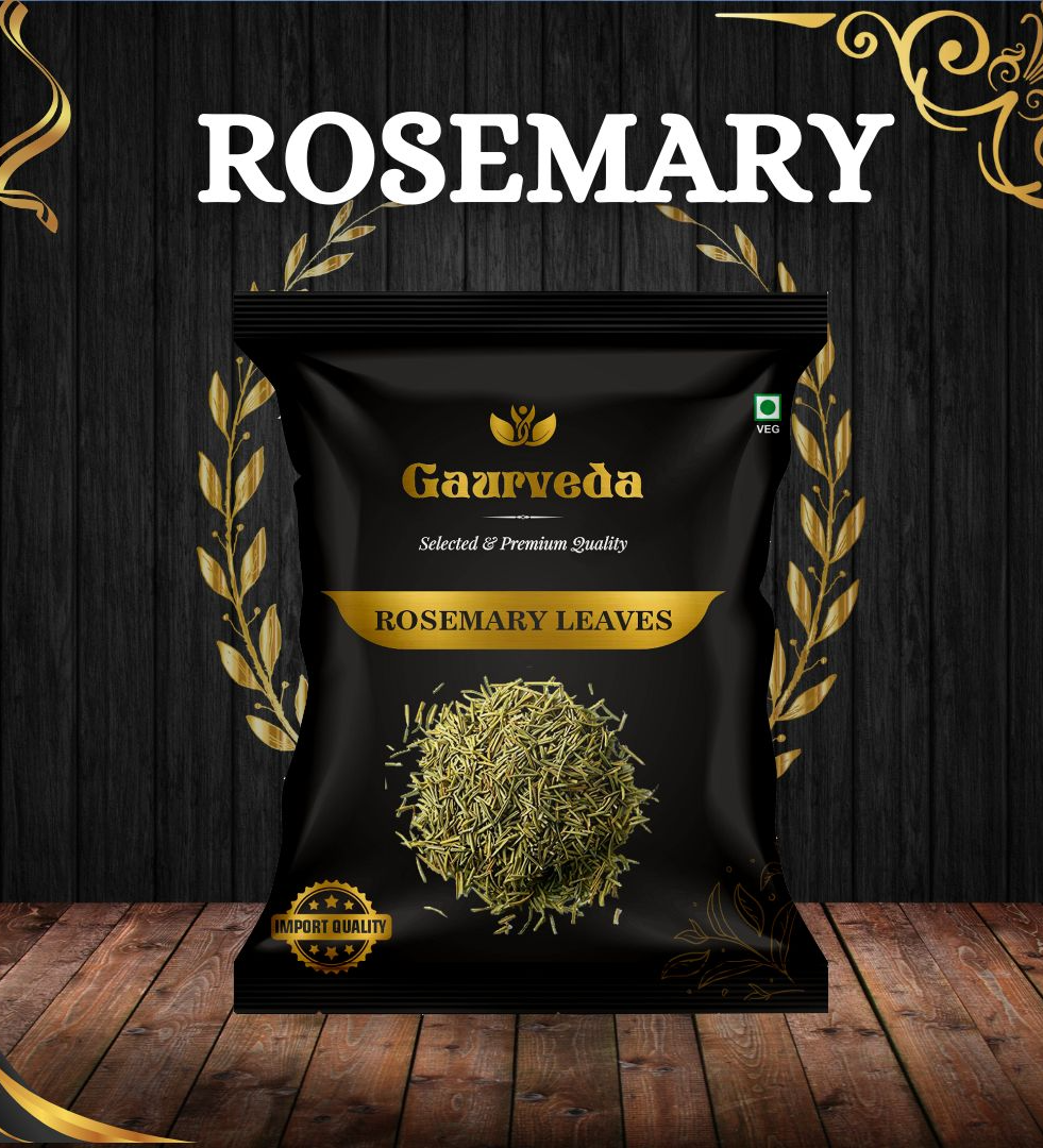 GAURVEDA Rosemary Leaves for Hair Growth - Supports Hair Growth - 100% Fresh - Top Grade Quality (100 Grams, Rosemary)