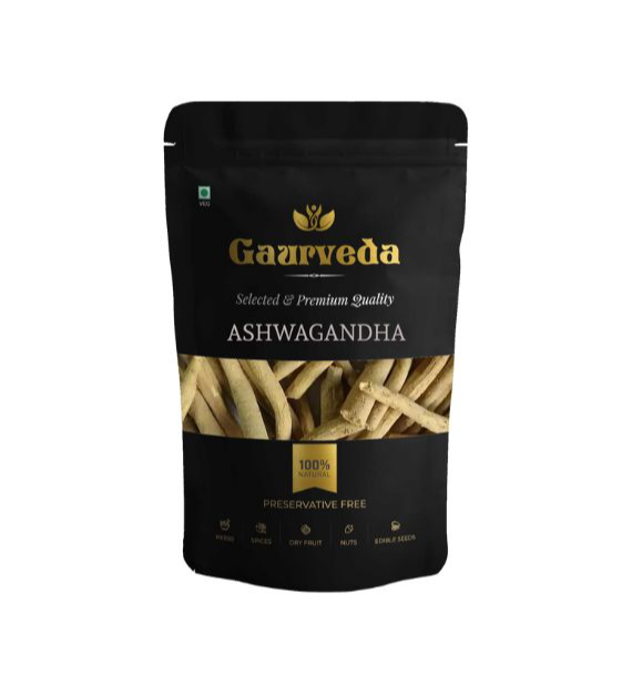 GAURVEDA Ashwagandha - Withania Somnifera - For Health & Wellness - Daily Needs - Pure & Natural (100 Grams)