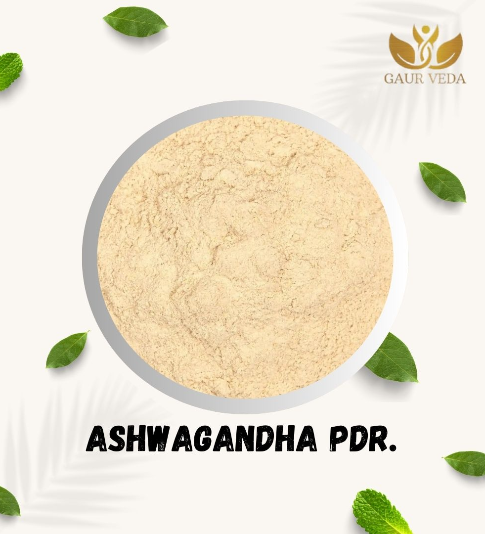 GAURVEDA Ashwagandha Powder - Withania Somnifera - For Health & Wellness, Daily Needs - Pure & Natural (50 Grams)