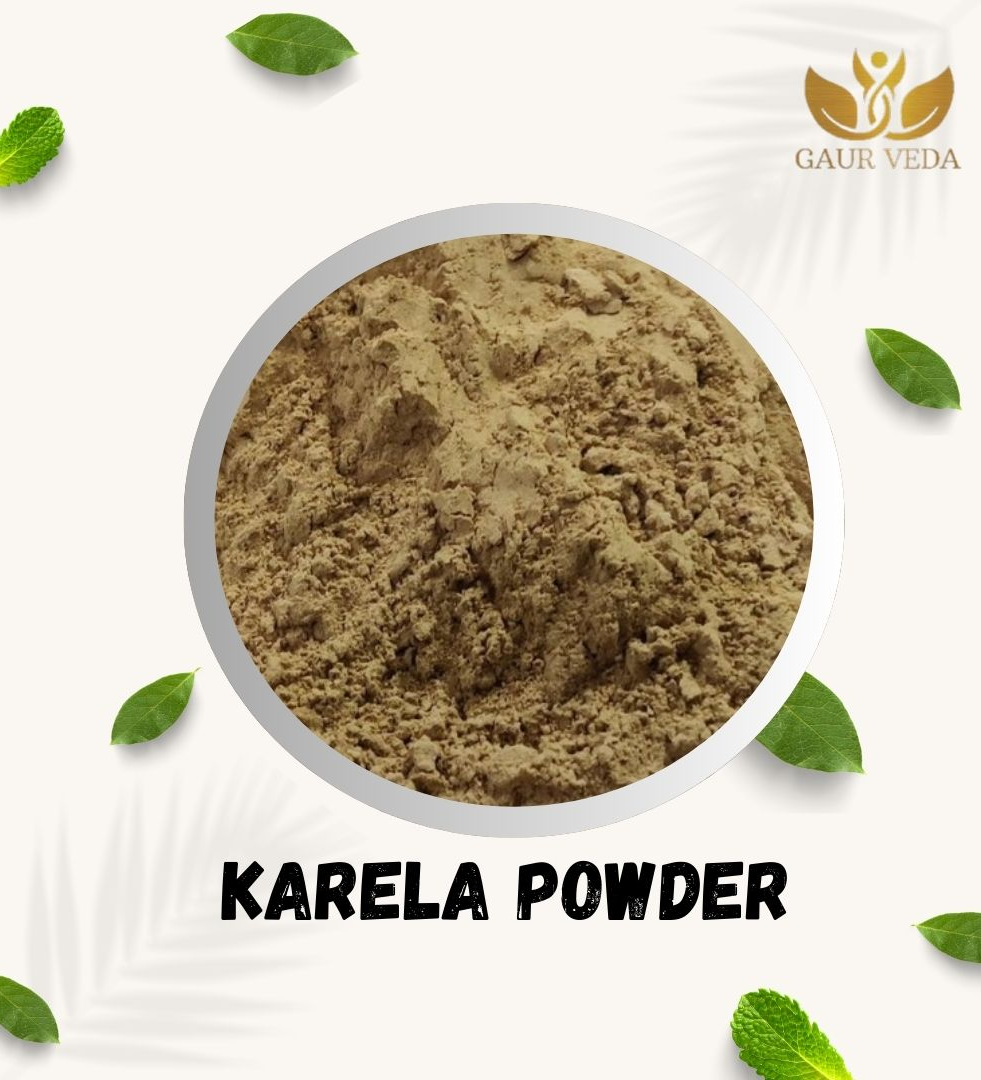 Gaurveda Karela Powder - Momordica Charantia - Bitter Gourd Powder - Pure & Natural (250 Grams)