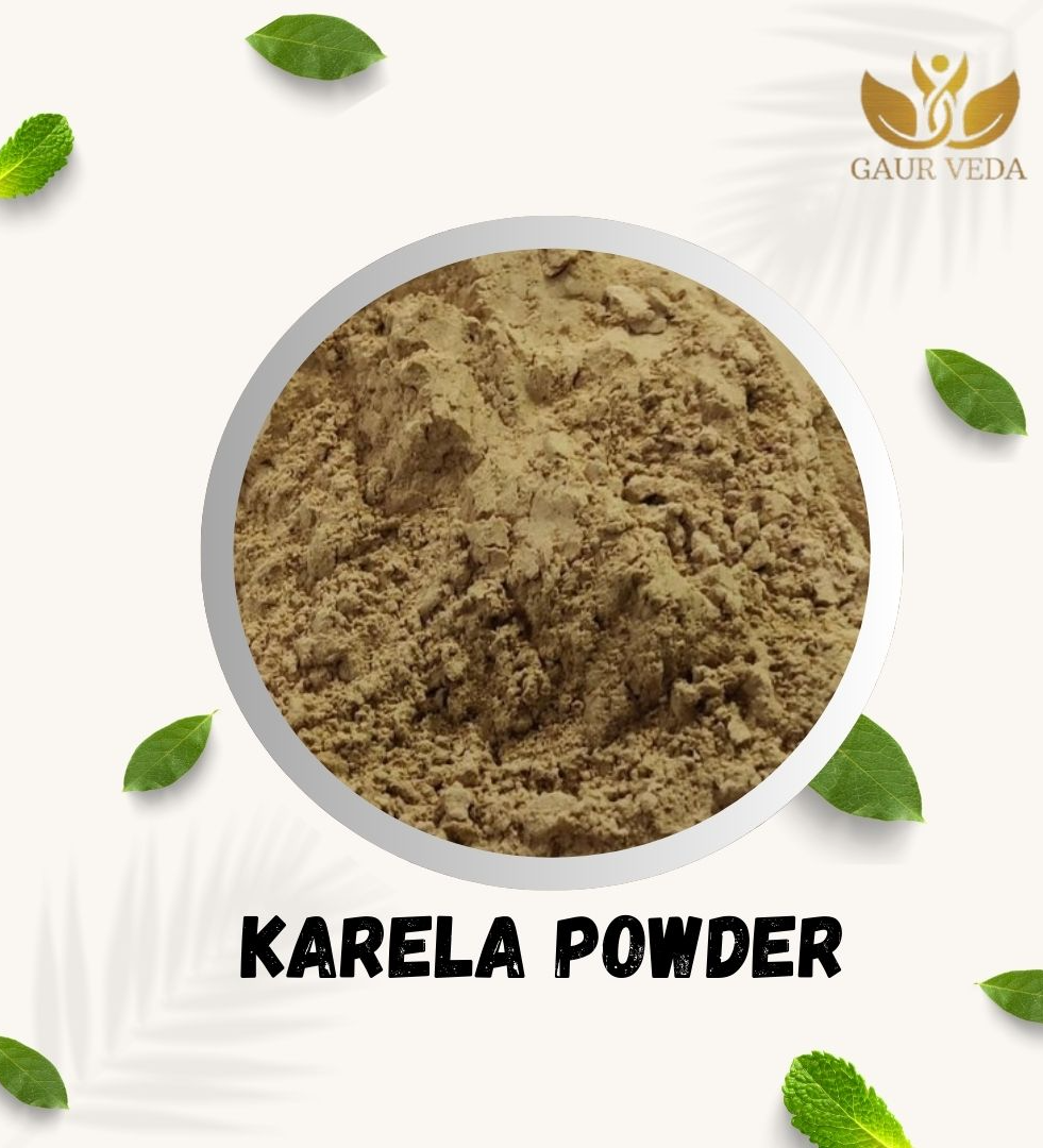 Gaurveda Karela Powder - Momordica Charantia - Bitter Gourd Powder - Pure & Natural (100 Grams)