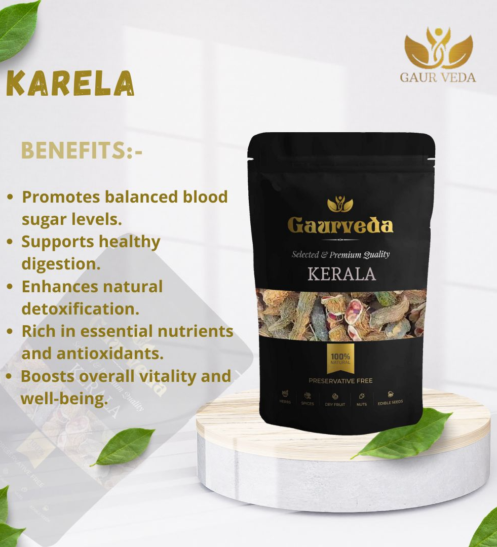 Gaurveda Karela - Momordica Charantia - Bitter Gourd Big (100 Grams)