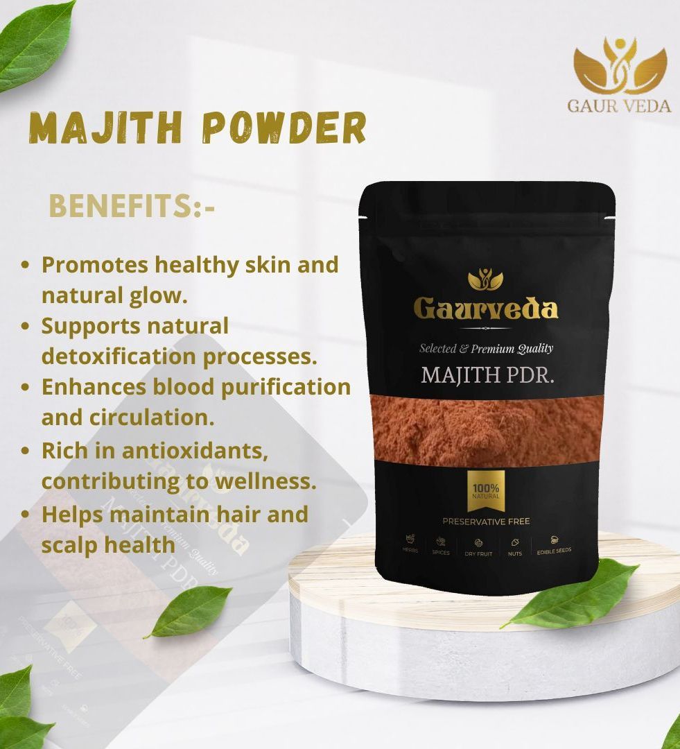Gaurveda Ubtan Glow Kit ( Blend of Multani Mitti Powder, Rose Petal Powder, Chandan Powder, Majith Powder, Haldi Powder 50 Grams Each ) 250 Grams