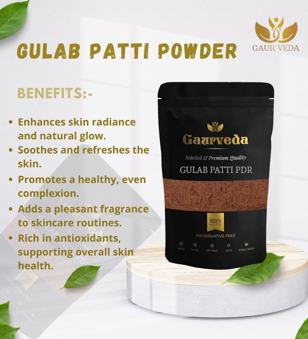 Gaurveda Ubtan Glow Kit (Pack Of 5) Multani Mitti Powder, Rose Petal Powder, Chandan Powder, Majith Powder, Haldi Powder 50 Grams Each 