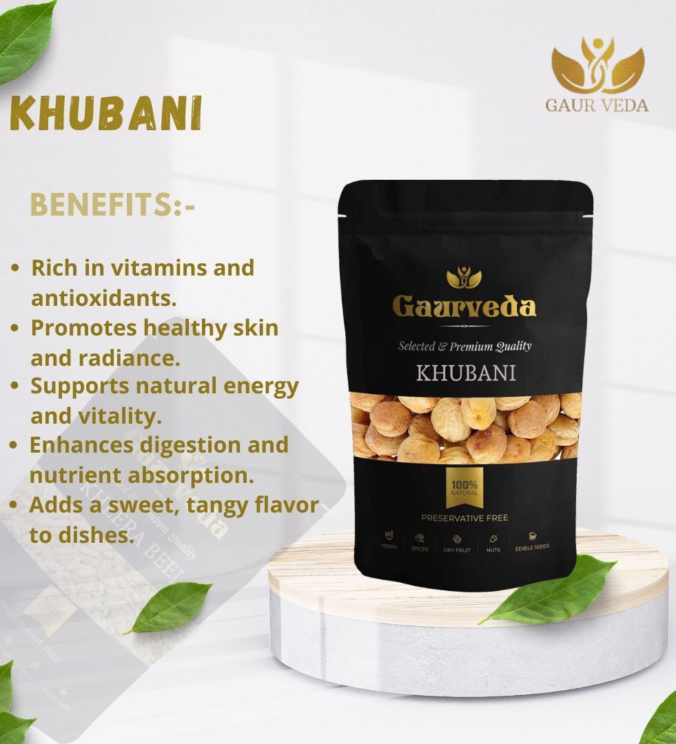 Gaurveda Kishmish Kandhari & Khubani Premium Quality Combo - Raisnis & Apricots Pack of 50 Grams Each