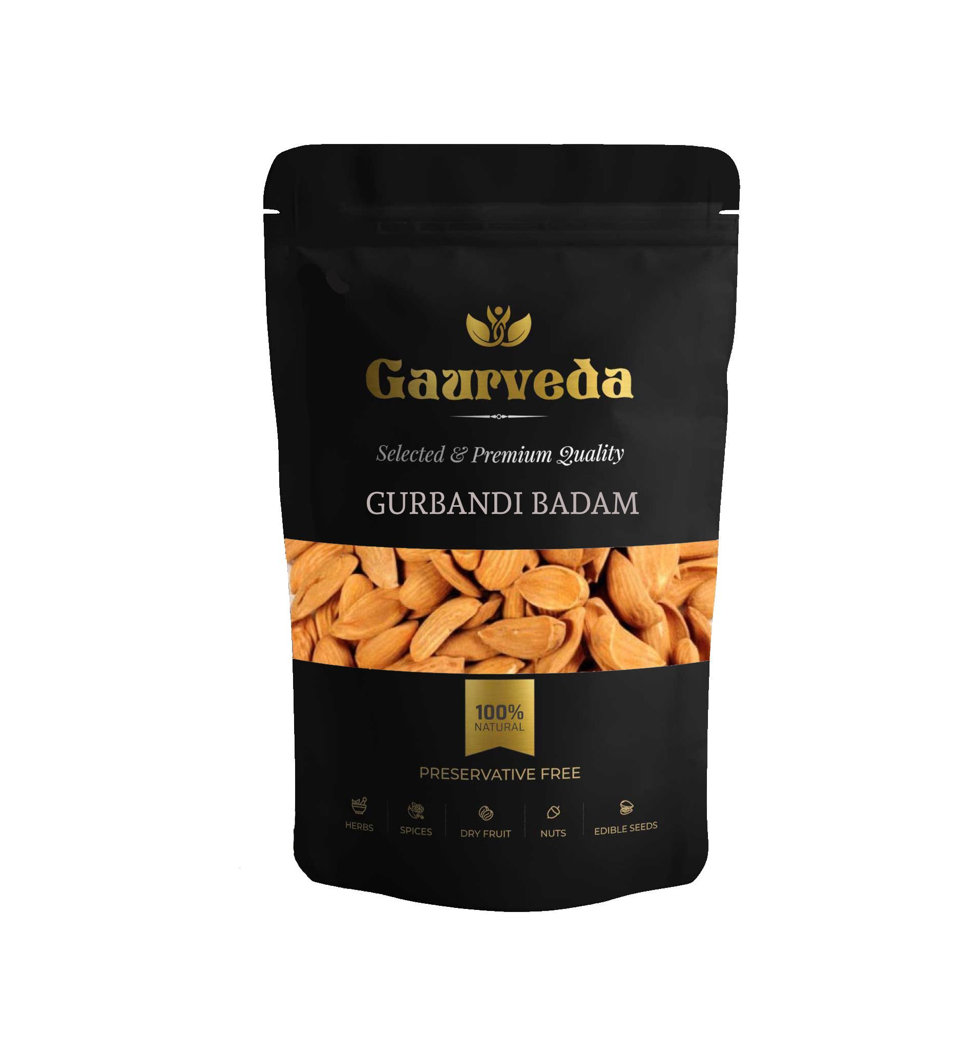 Gaurveda Gurbandi Badam - Premium Quality Gurbandi Almonds 50 Grams