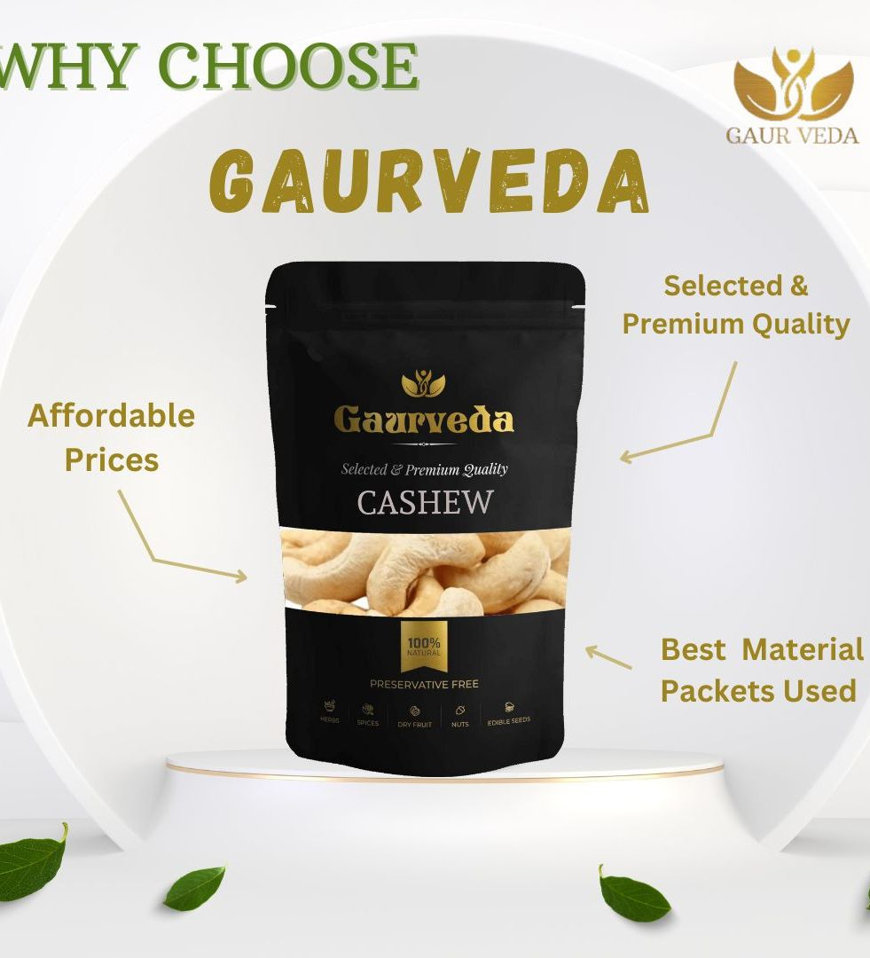 Gaurveda Kaju - Premium Quality Cashew 50 Grams