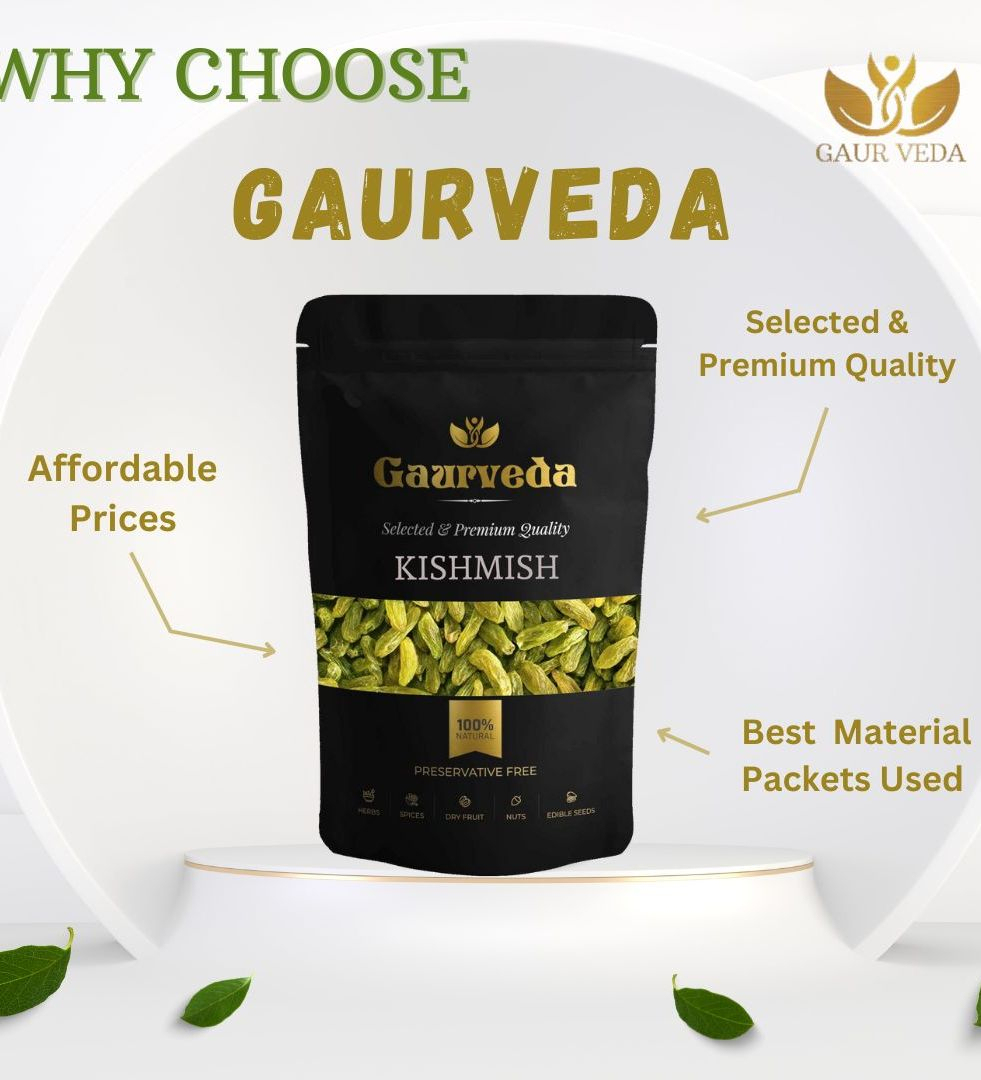 Gaurveda Kishmish - Premium Quality Raisin 50 Grams