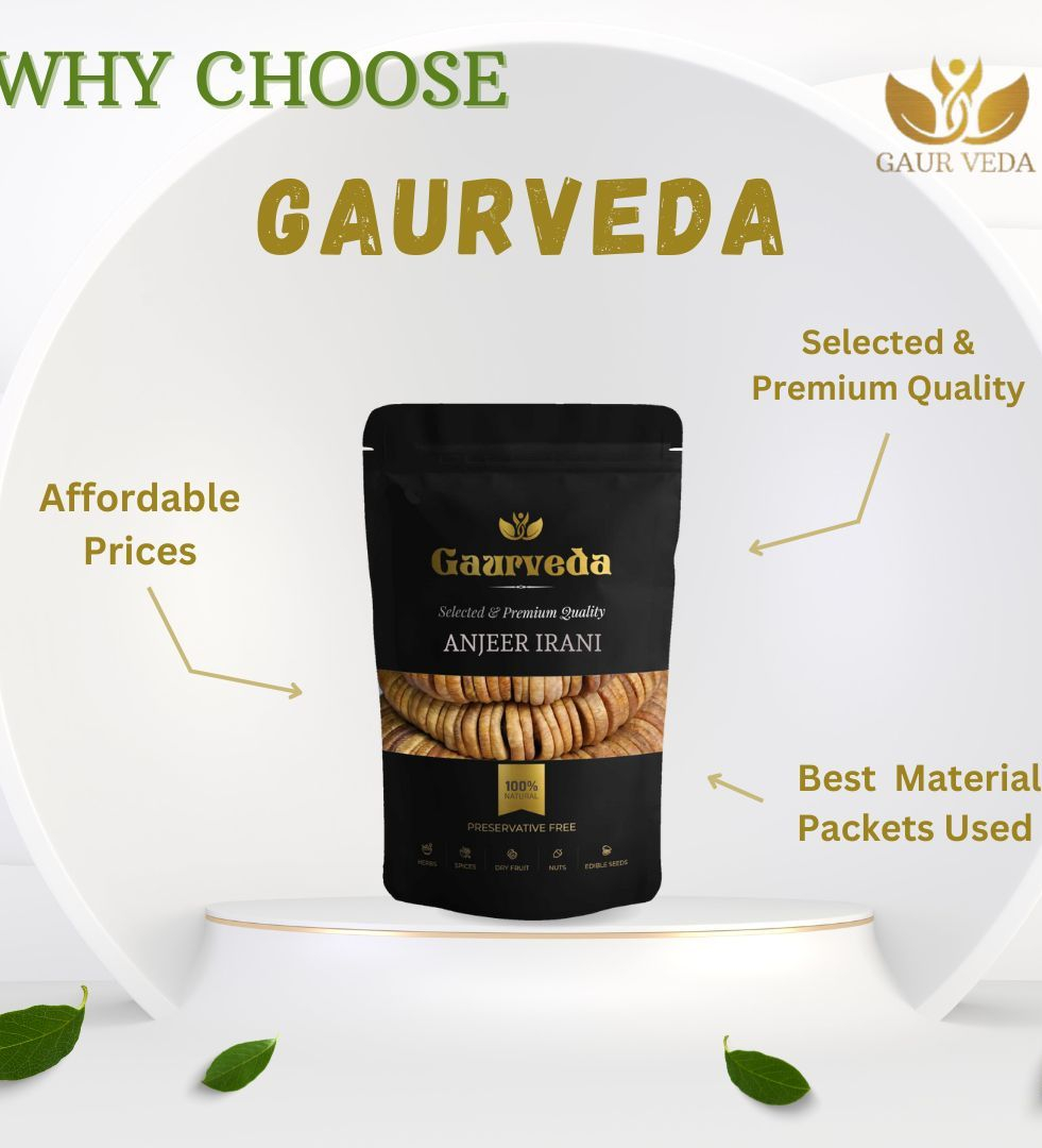 Gaurveda Anjeer - Premium Quality Figs 50 Grams